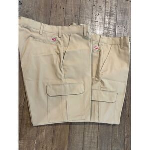 Red Kap Men's Pleated Twill Work Pants 38x30 Construction Heavy Duty 2 pairs